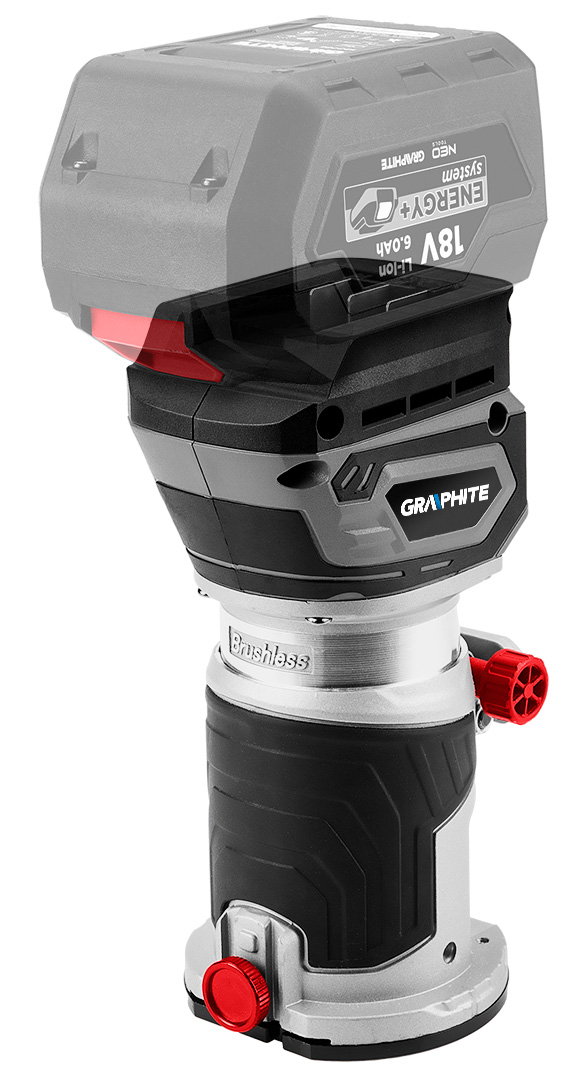 Frezarka bezszczotkowa akumulatorowa Energy+ 18V - obrazek 8