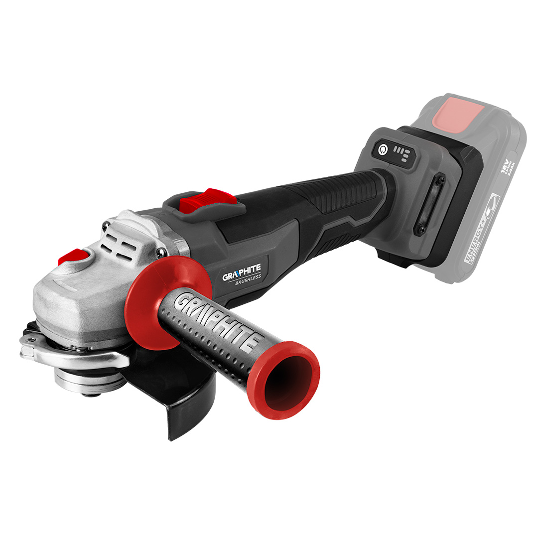 Szlifierka kątowa bezszczotkowa Energy+ 18V, 125 mm, 0-9200/min-1, bez akumulatora