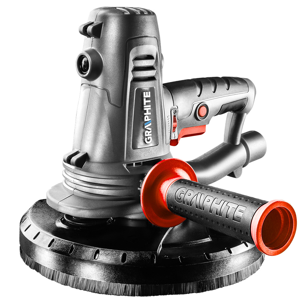 Drywall sander 1050W, disc 225 mm, with exhaust system