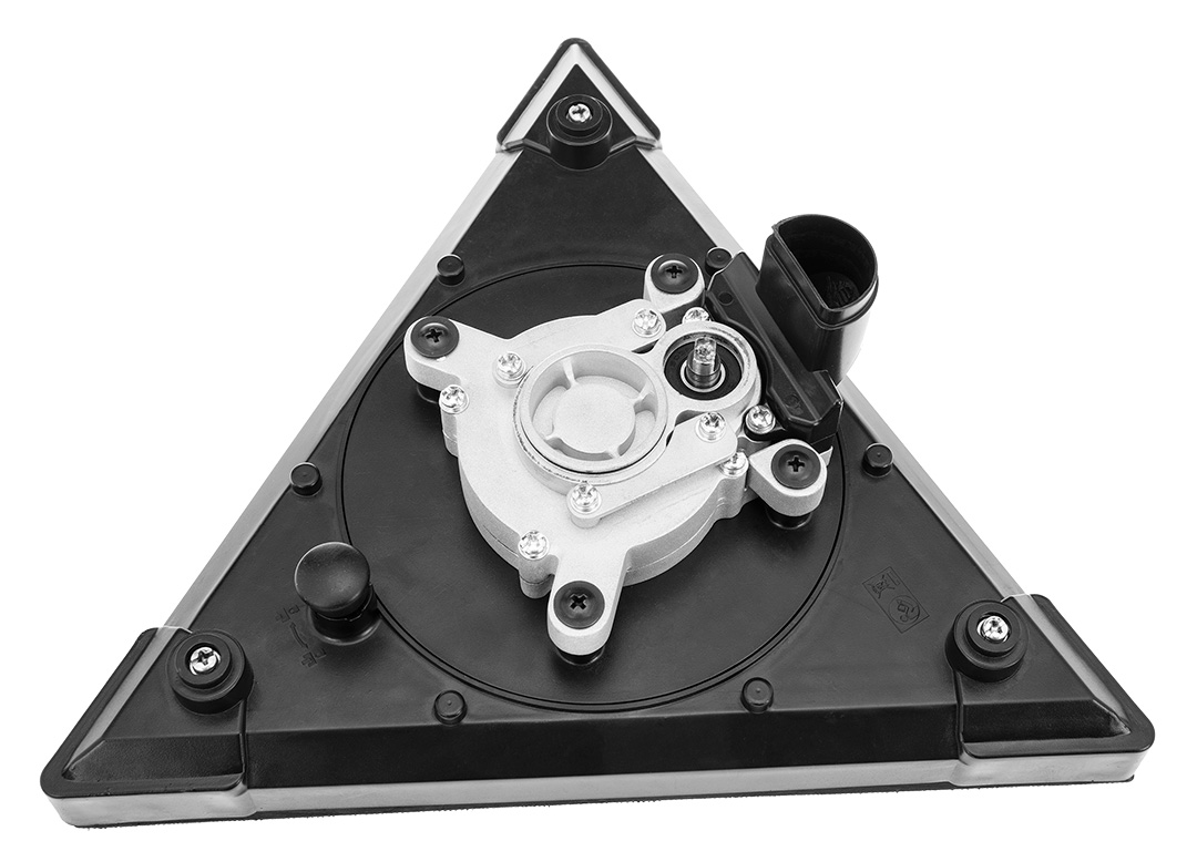 Szlifierka do gipsu 710W, 225mm/215 mm, okrągła i trójkątna stopa, latarka - obrazek 6
