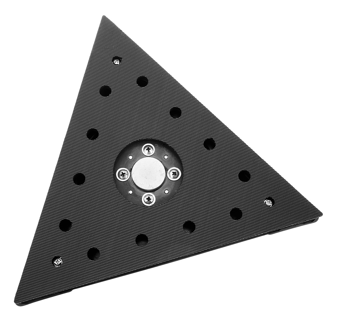 Szlifierka do gipsu 710W, 225mm/215 mm, okrągła i trójkątna stopa, latarka - obrazek 17