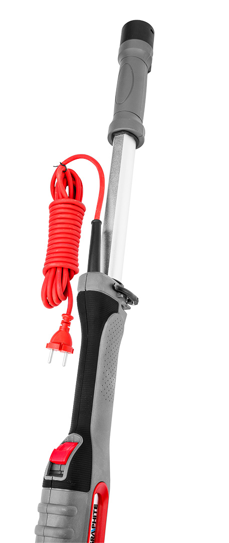 Szlifierka do gipsu 710W, 225mm/215 mm, okrągła i trójkątna stopa, latarka - obrazek 26