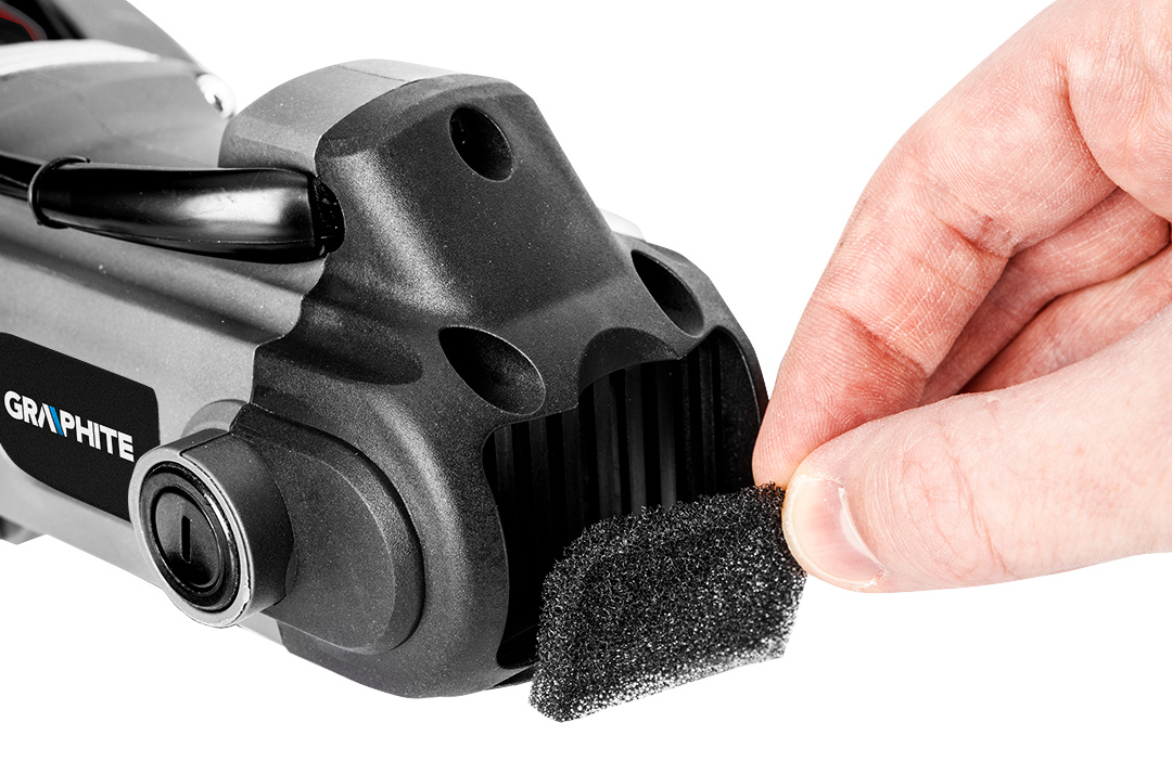 Szlifierka do gipsu 710W, 225mm/215 mm, okrągła i trójkątna stopa, latarka - obrazek 27