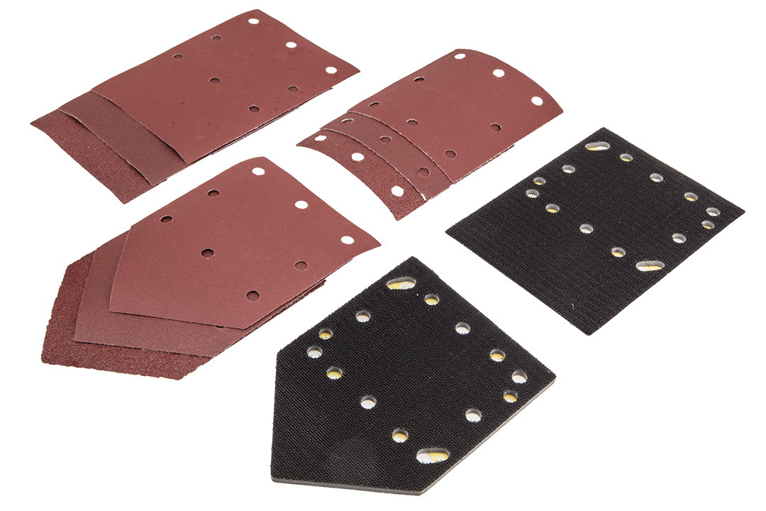 Szlifierka oscylacyjna 240W, stopa 110 x 100 mm - obrazek 2