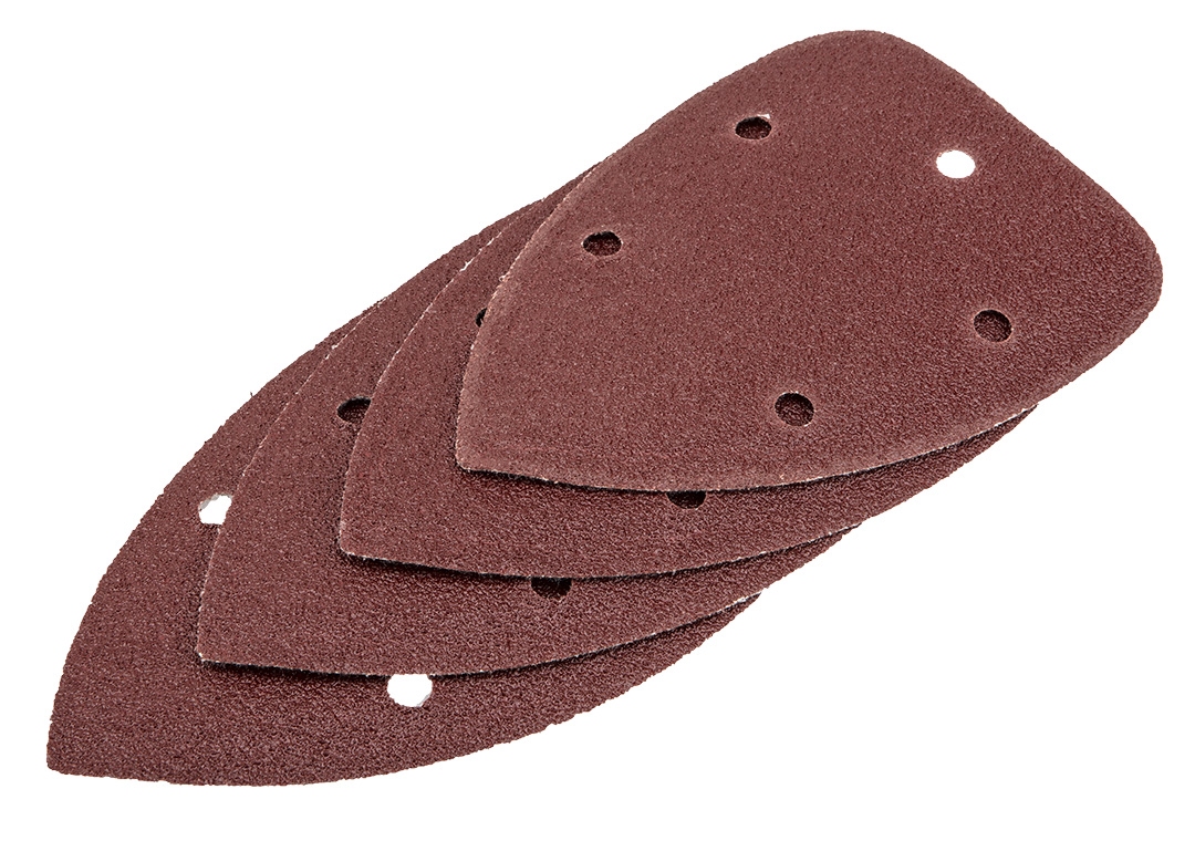 Palm sander 105W, speed 12000min-1, base 97 x 140mm, with sand papers 12pcs (60,80,120) - obrazek 4