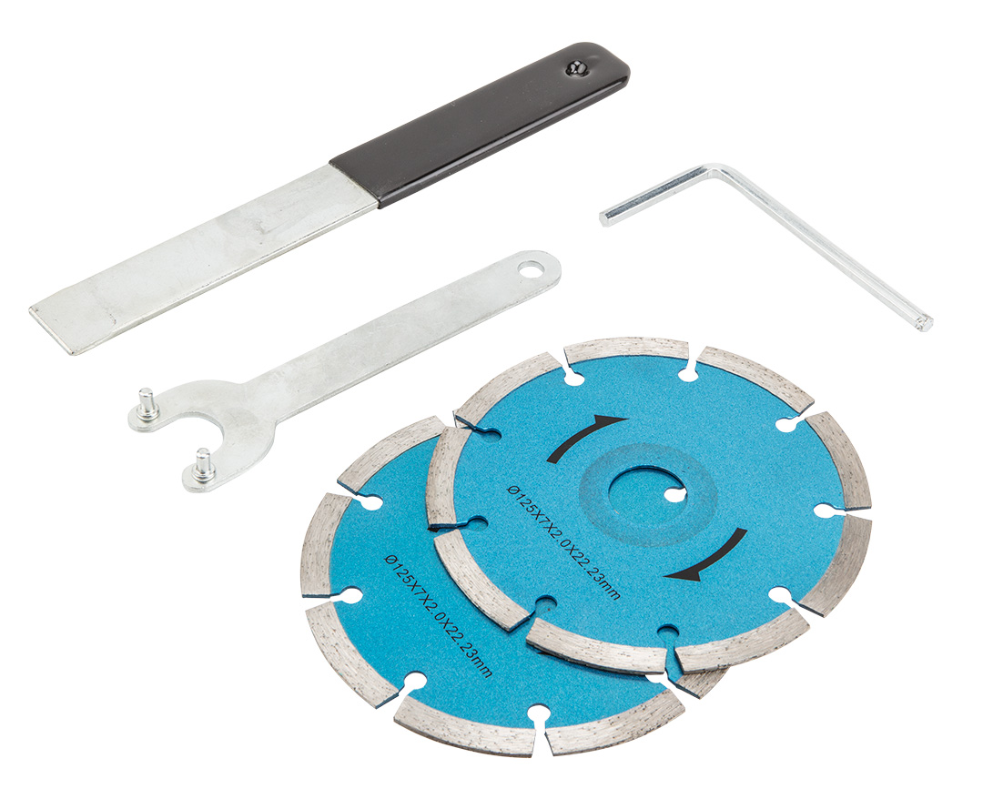 Wall chasing machine 1320W, disc 125 x 22.2 mm, case - obrazek 2