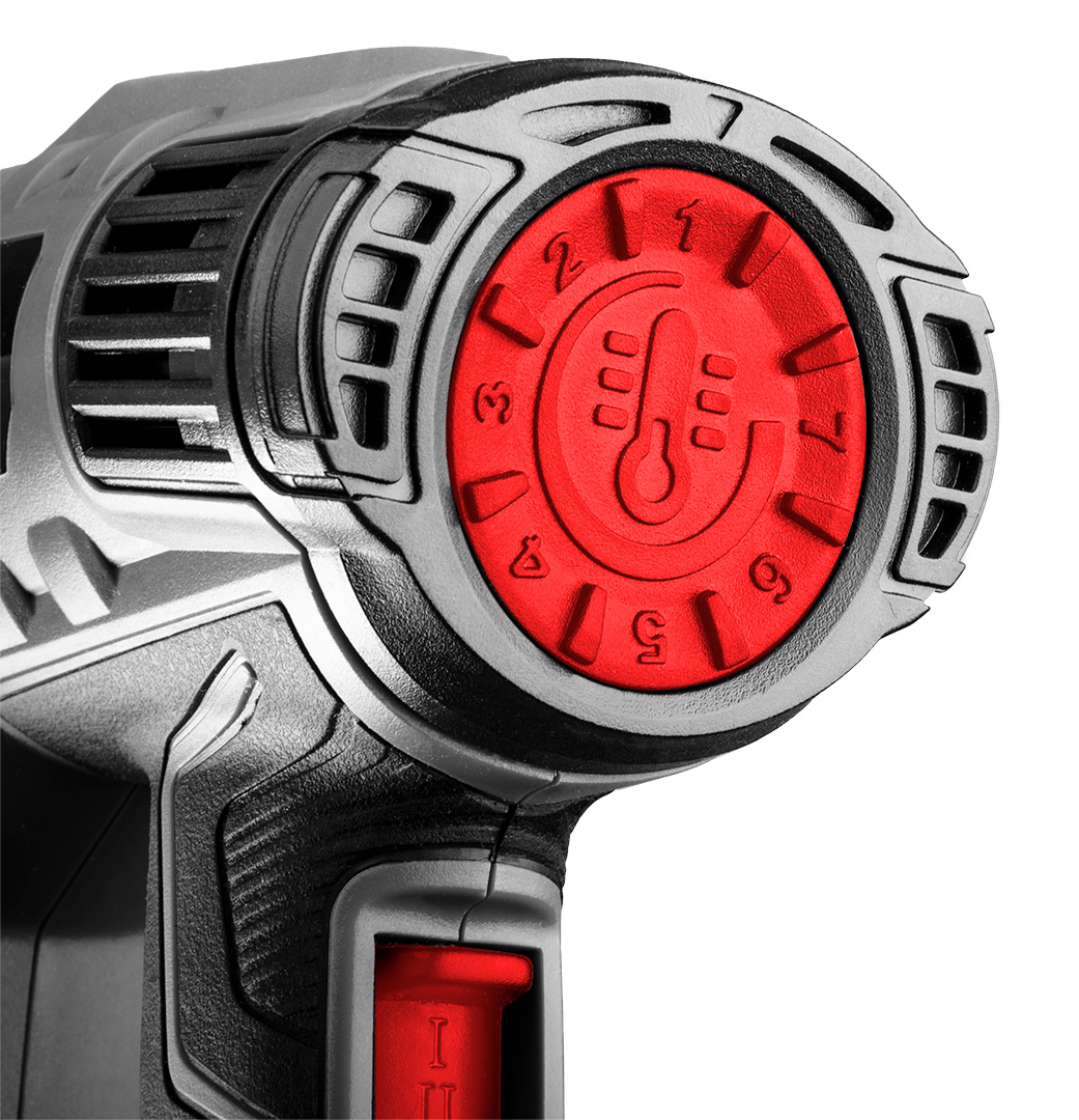 Opalarka 2000W, zakres temperatur:I: 50°C, II: 50-550°C, III: 50-550°C, walizka - obrazek 3