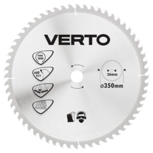 Circular saw blades with HM tips  350x30mm, 60 teeth