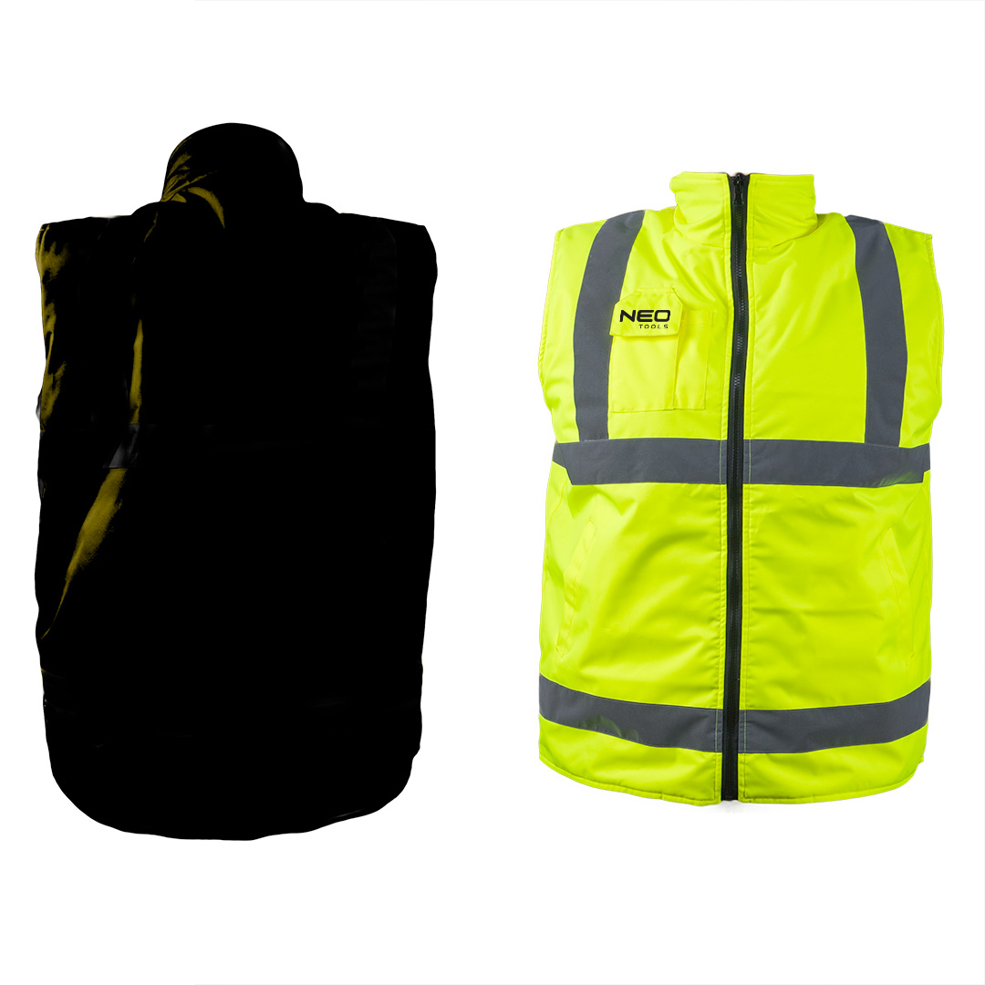 Work body warmer, two-sided, one side reflective, size S - obrazek 3