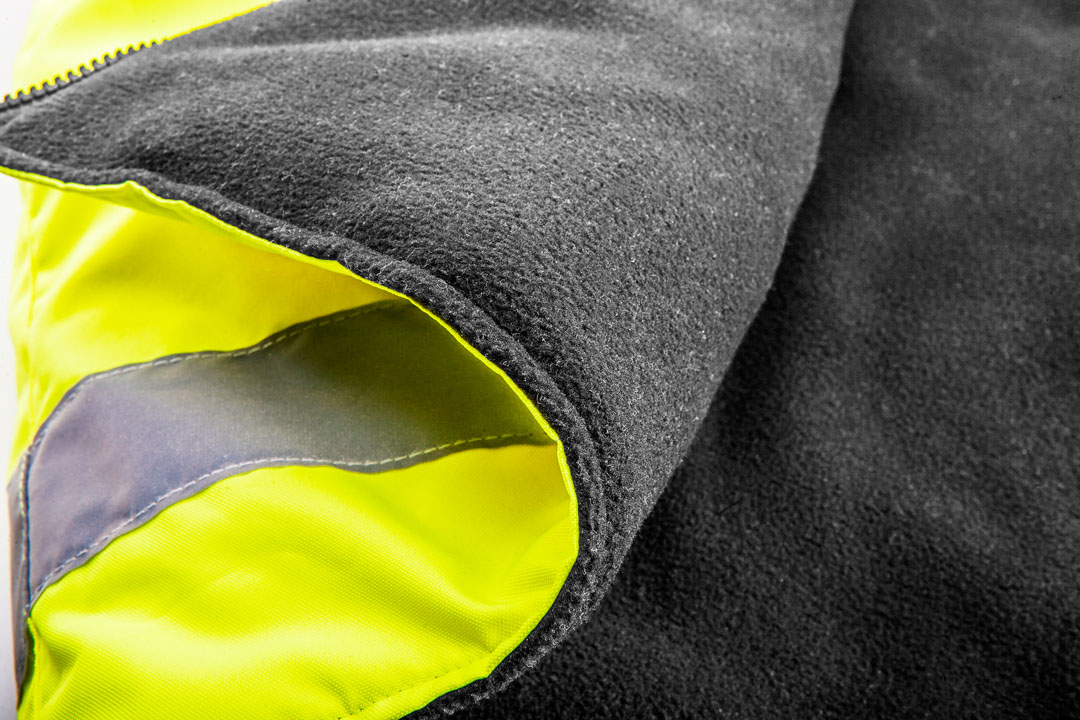 Work body warmer, two-sided, one side reflective, yellow, size XXXL - obrazek 5