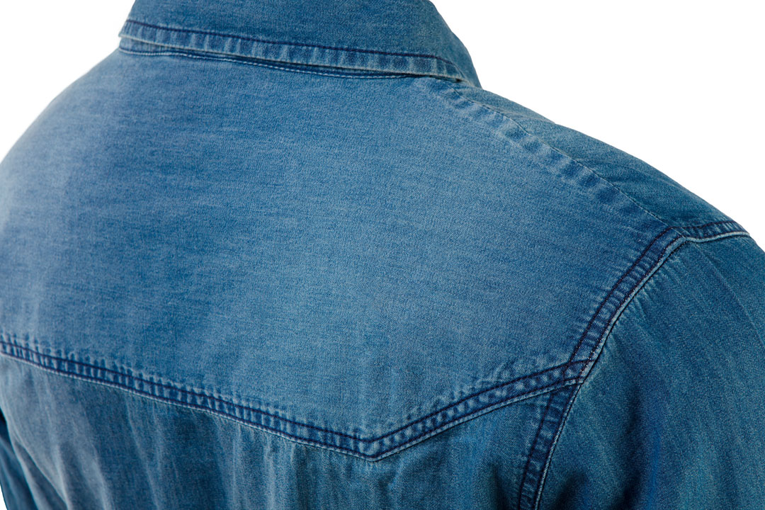 Koszula robocza DENIM, rozmiar S - obrazek 3
