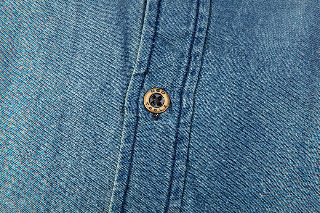 Koszula robocza DENIM, rozmiar XXL - obrazek 6