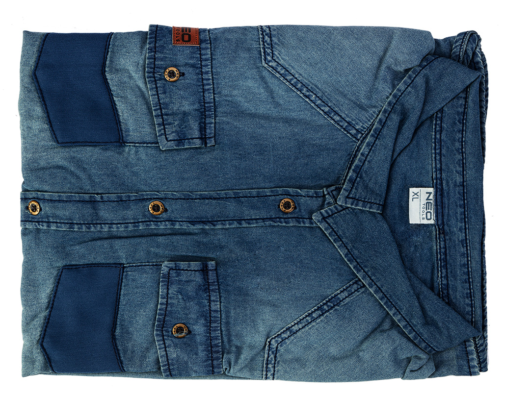 Koszula robocza DENIM, rozmiar XXXL - obrazek 5