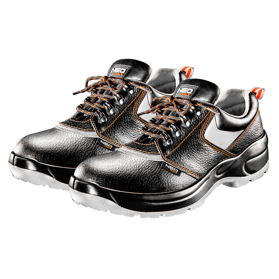 Safety shoes, leather, size 44, CE