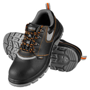 Safety shoes, leather, size 45, CE