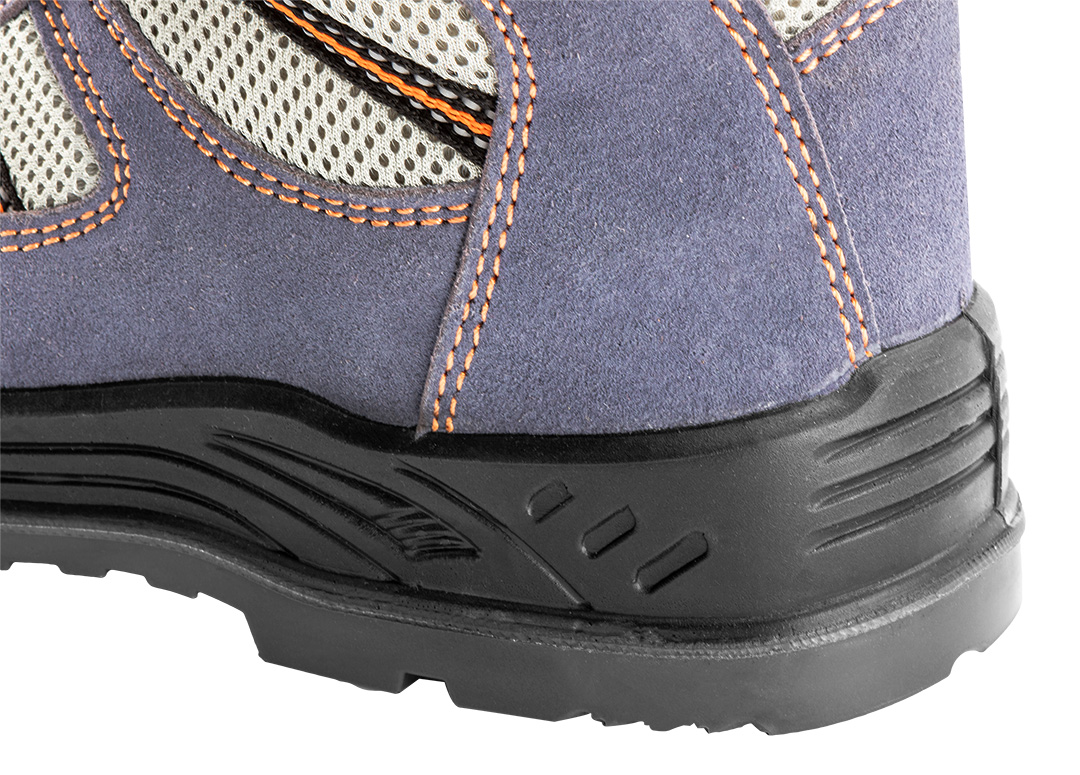 Safety boots, suede leather, size 39, CE - obrazek 4