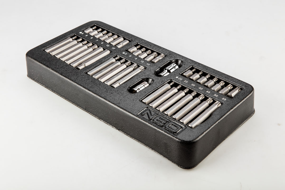 Screwdriver bits 30-75 mm set, 40 pcs, insert - obrazek 2
