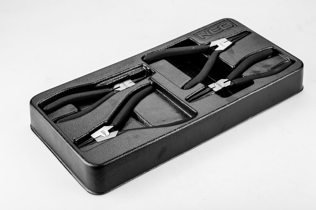 Circlip pliers set, 4 pcs - obrazek 2