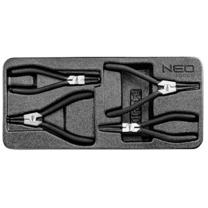 Circlip pliers set, 4 pcs