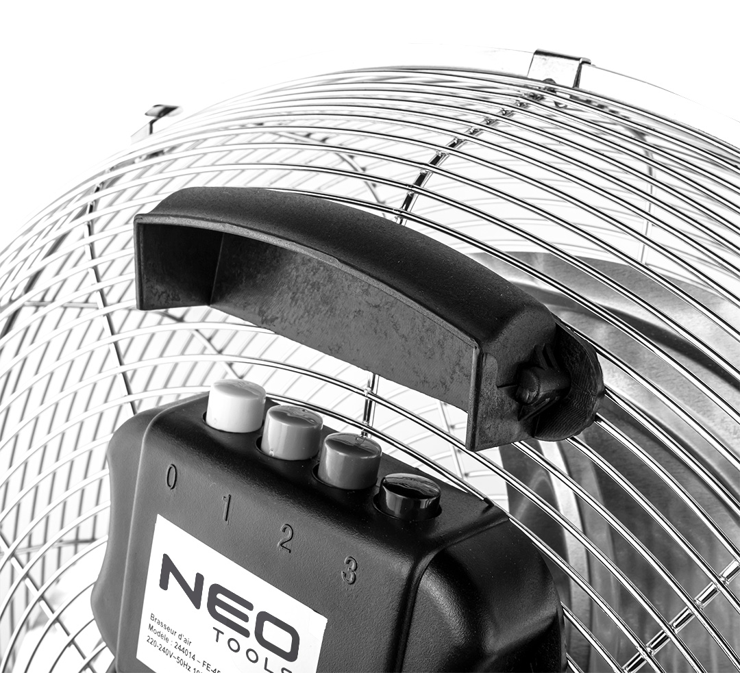 Wentylator podłogowy 100W, średnica 45 cm, 3 prędkości nawiewu - obrazek 4