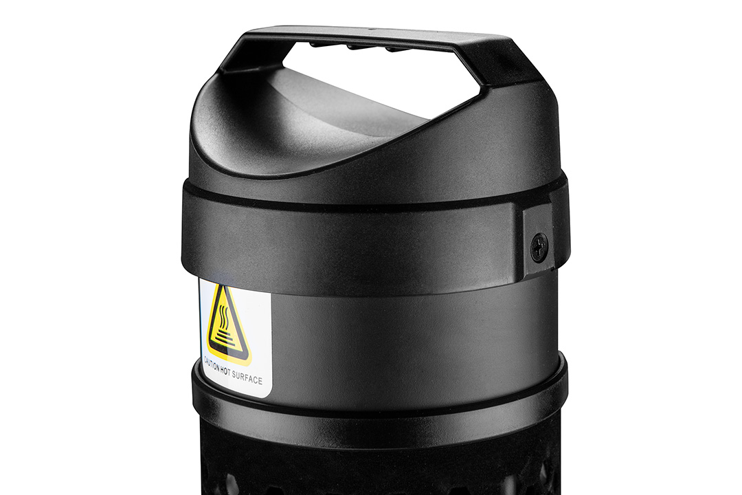 Promiennik stojący 1000W, IP44, element grzejny carbon fiber lamp - obrazek 3