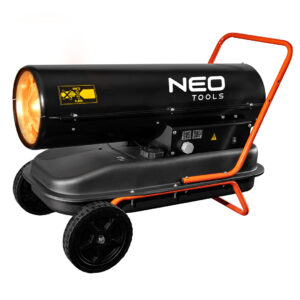 Nagrzewnica olejowa 30kW, zbiornik 38l, kółka