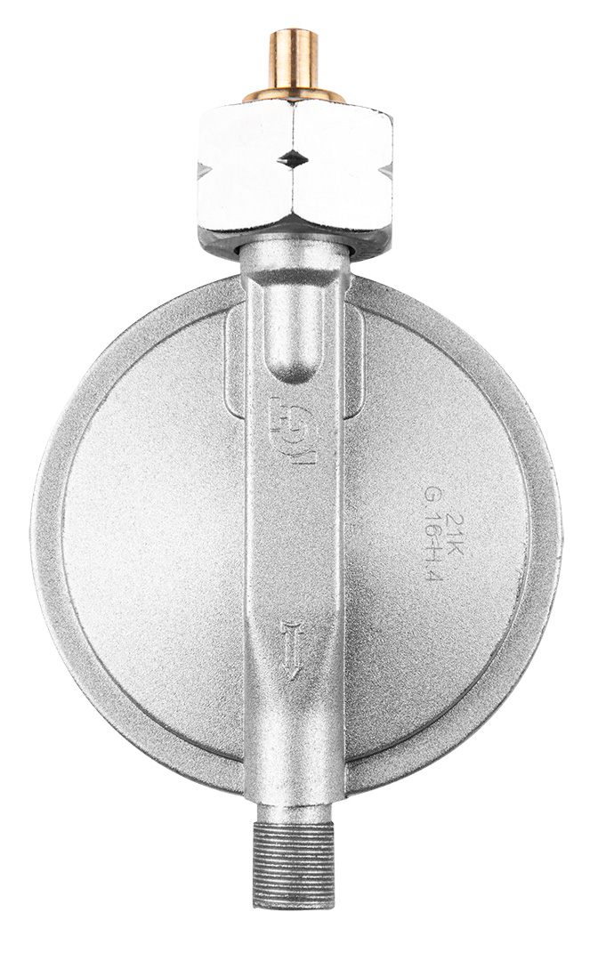 Regulator ciśnienia gazu i wąż 1,5m, na rynek polski, typ G16, do butli 15 Kw i 30kW - obrazek 3