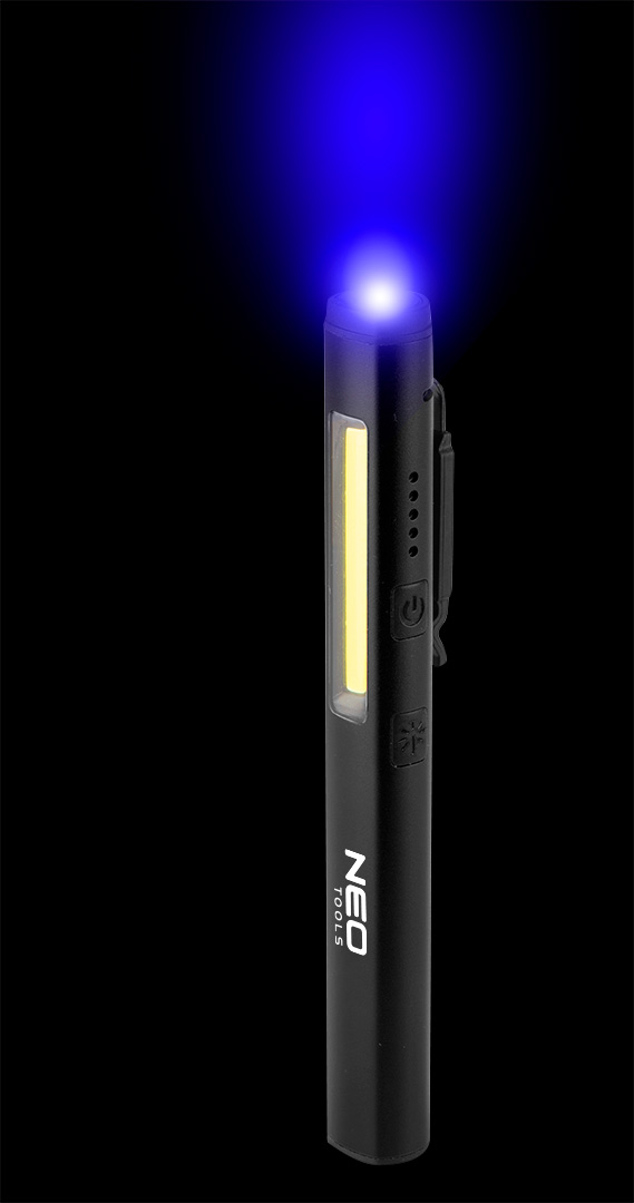 Lampa inspekcyjna 450 lm COB LED + laser + UV + latarka 4 w 1 - obrazek 7